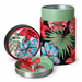 Puszka na herbatę Rustic Flower 150 g – czerwona